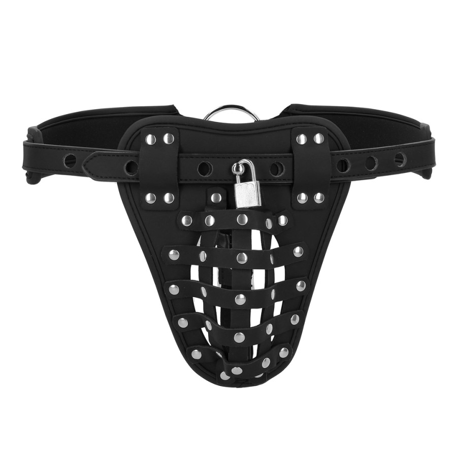 Chastity belt Jock Belt Black