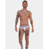 Harnais élastique Barcode Pride Blanc