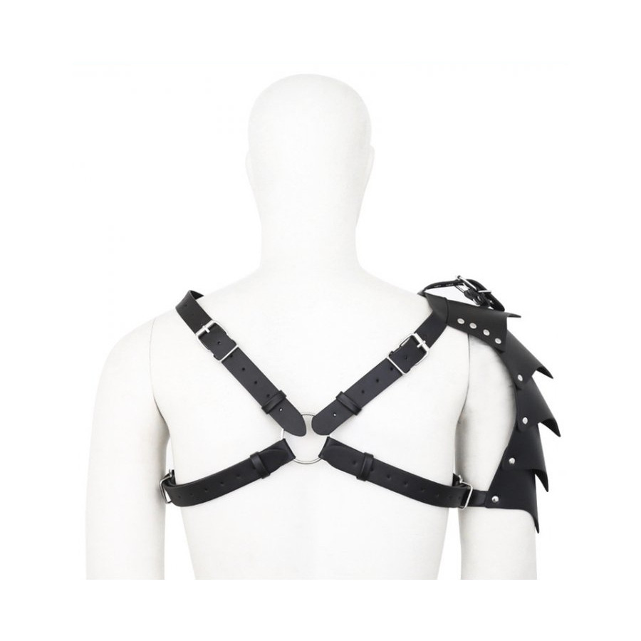 Harnais avec Épaulette Gladiator Simili noir