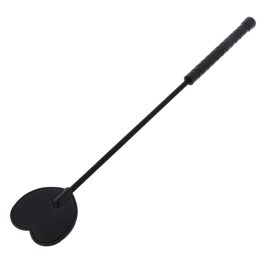 Cravache Black Heart 44cm Noir Cravache Black Heart 44cm Noir