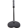 Cravache Black Heart 44cm Noir