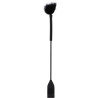 Cravache et Plumeau Tick Whip 56cm Noir