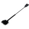 Cravache et Plumeau Tick Whip 56cm Noir