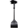 Cravache et Plumeau Tick Whip 56cm Noir