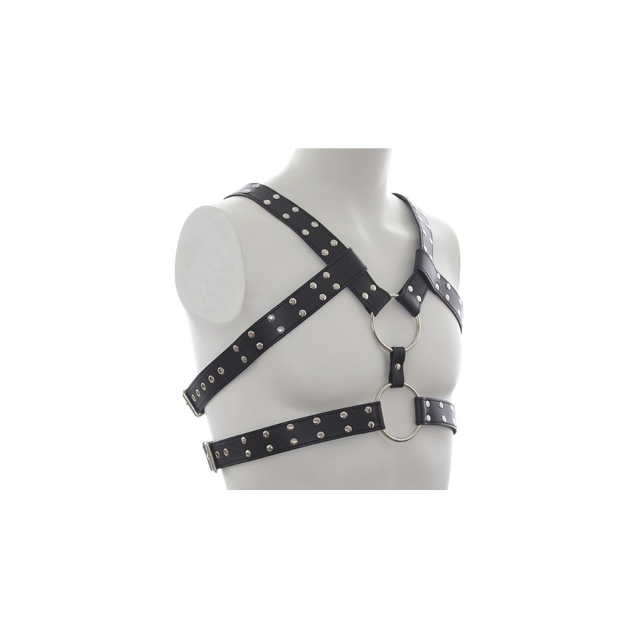 Harnais Double Belt Simili noir
