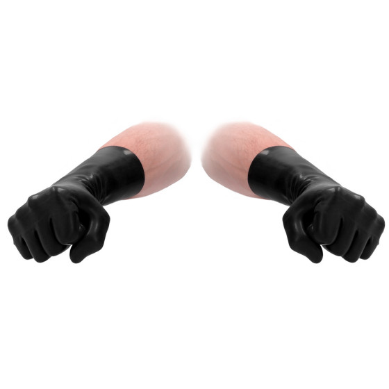 Gants en Latex Fist It Noirs