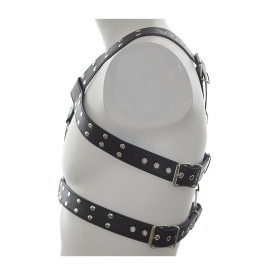 Harnais Double Belt Simili noir