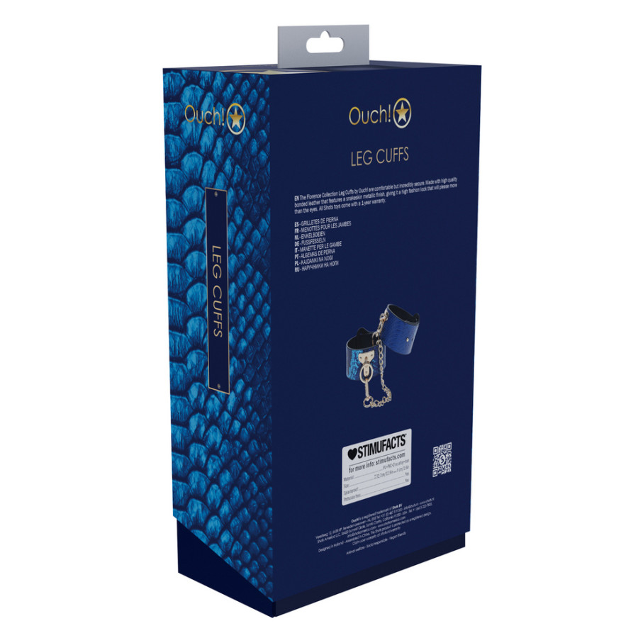 Menottes de Chevilles Florence Bleu