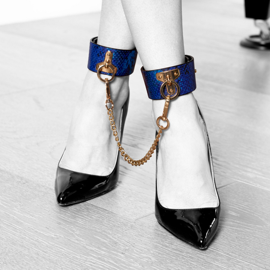 Menottes de Chevilles Florence Bleu