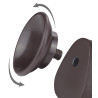 Gode avec Bourses Sliding Skin 18 x 4.7cm Noir