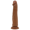 Gode réaliste Sharife 22 x 4.5 cm Marron
