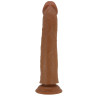 Gode réaliste Sharife 22 x 4.5 cm Marron