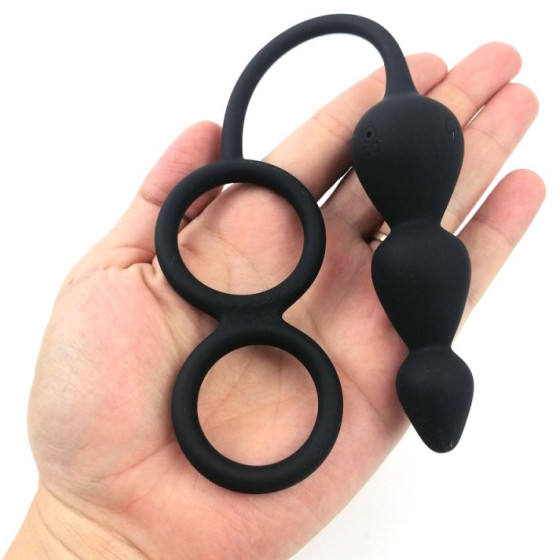 Ballstretcher-Plug Vibrant Trikon 9.5 x 3cm