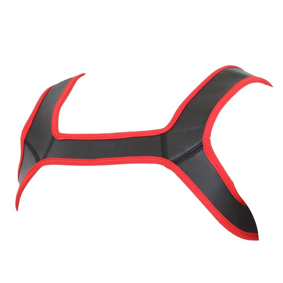 Harnais en néoprène Neo Harness Noir-Rouge