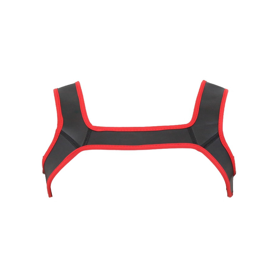 Harnais en néoprène Neo Harness Noir-Rouge