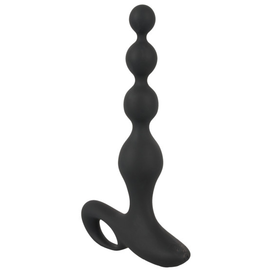 Beads Velvet Stimulator 16.5 x 3.5 cm Black