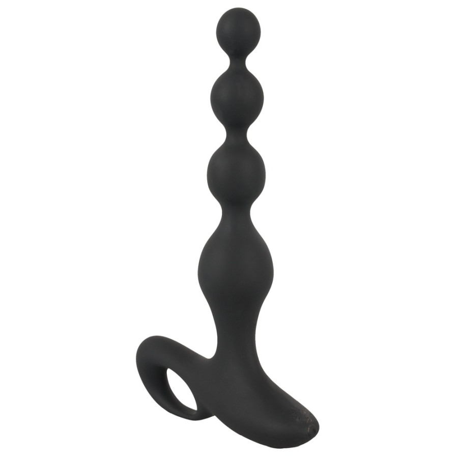 Beads Velvet Stimulator 16.5 x 3.5 cm Black Beads Velvet Stimulator 16.5 x 3.5 cm Black