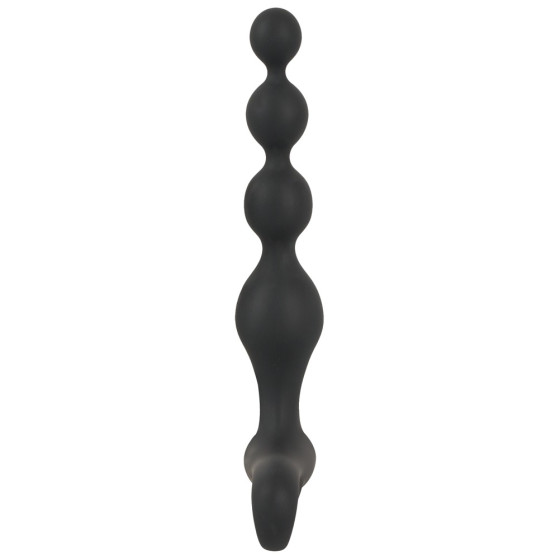 Beads Velvet Stimulator 16.5 x 3.5 cm Black