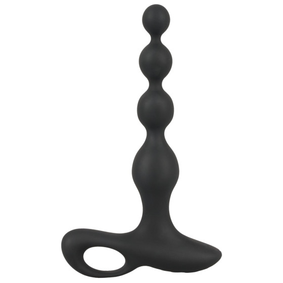 Beads Velvet Stimulator 16.5 x 3.5 cm Black