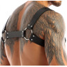 Harnais en néoprène Cross Body Zip Noir