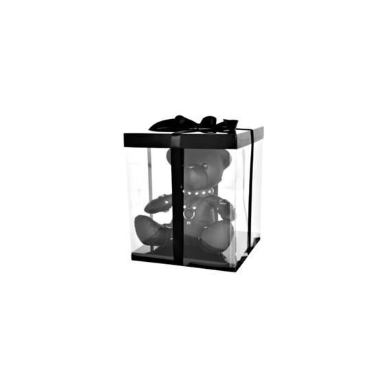 Ours en cuir EDDY The BDSM Teddy Bear Rouge + Boite