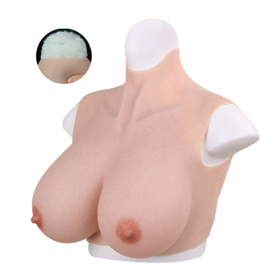 Buste Seins réalistes Coton Col haut Bonnet G