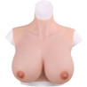 Buste Seins réalistes Coton Col haut Bonnet G