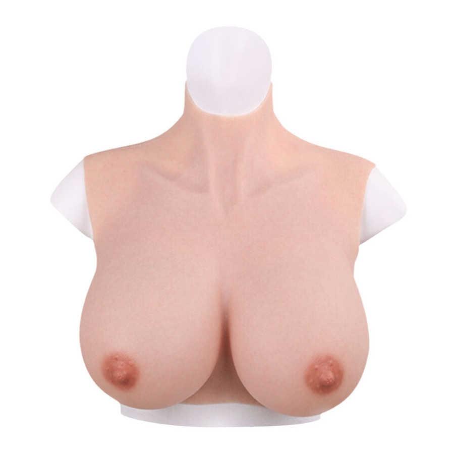 Buste Seins réalistes Silicone Col haut Bonnet C