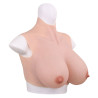 Buste Seins Réalistes Silicone Col haut Bonnet E