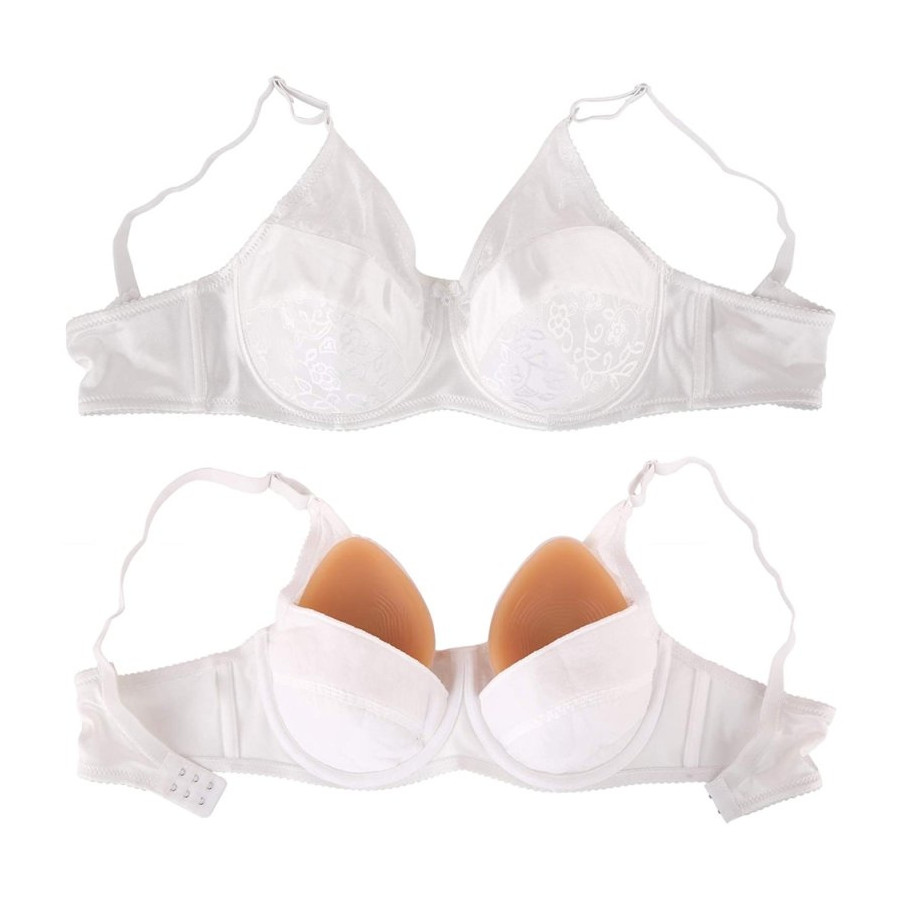 Soutien-Gorge Spécial Prothèse Mammaire Brace Blanc