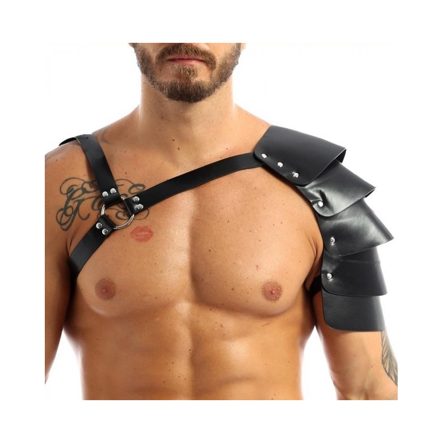 Harnais avec Épaule Écailles One Armor Simili noir
