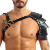 Harnais avec Épaule Écailles One Armor Simili noir
