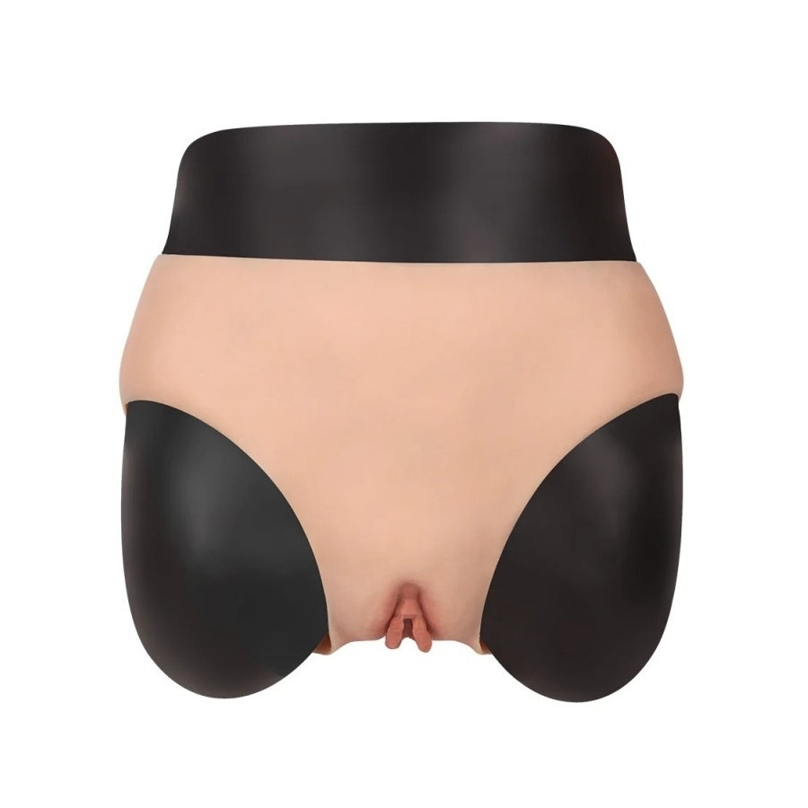Underpants with Vulva and Buttocks Vag Flesh Color
