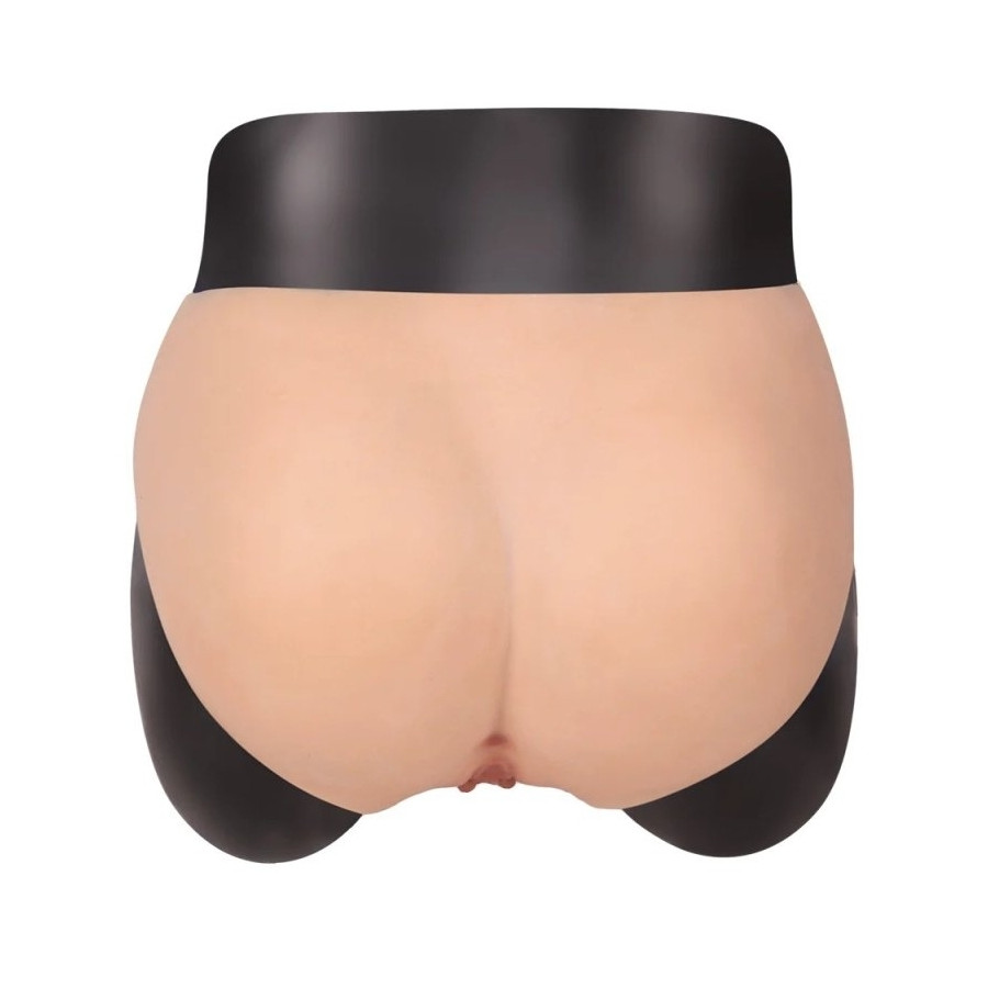 Underpants with Vulva and Buttocks Vag Flesh Color