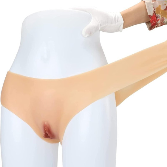 Underpants with Vulva and Buttocks Vag Flesh Color