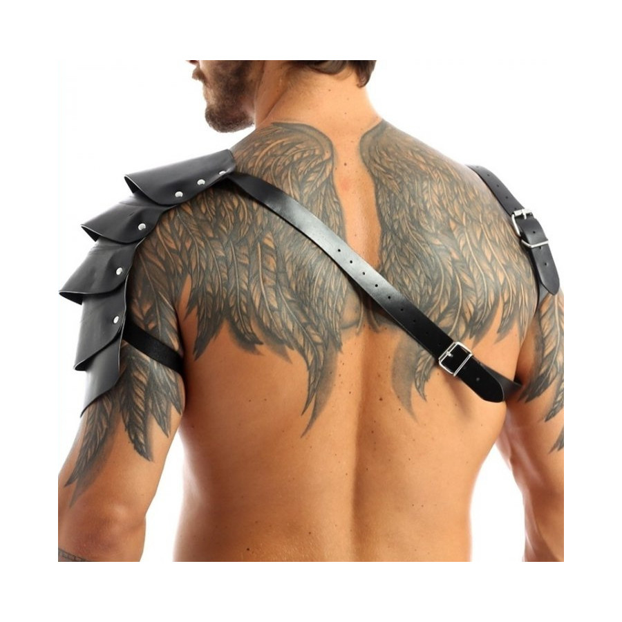 Harnais avec Épaule Écailles One Armor Simili noir