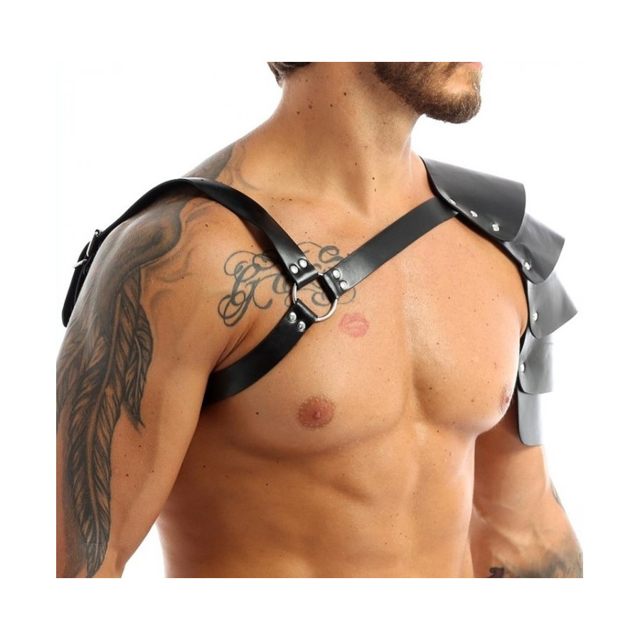 Harnais avec Épaule Écailles One Armor Simili noir