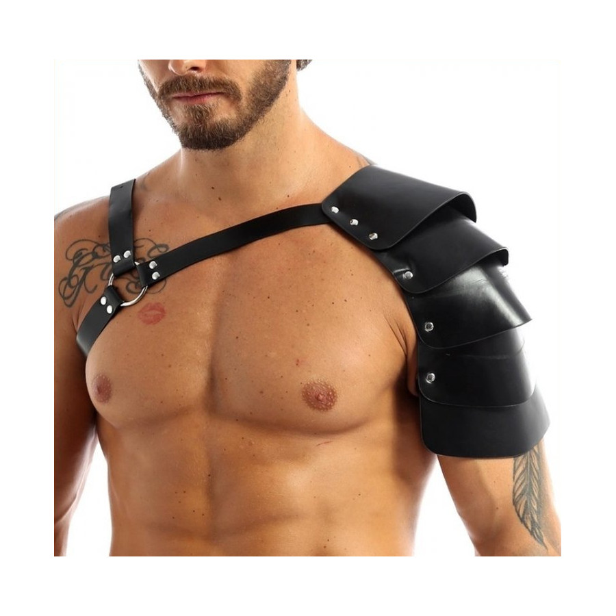 Harnais avec Épaule Écailles One Armor Simili noir
