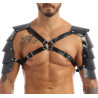 Harnais avec Épaules Armors Simili noir