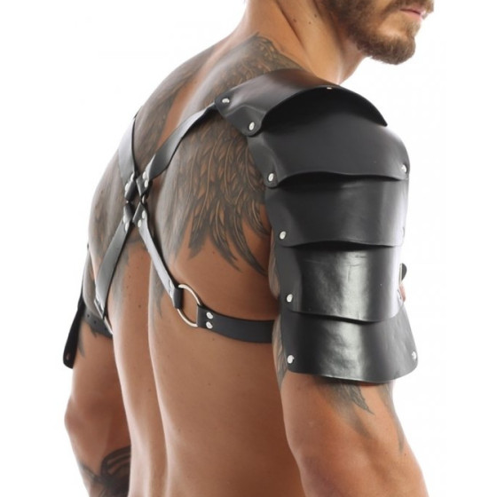 Harnais avec Épaules Armors Simili noir