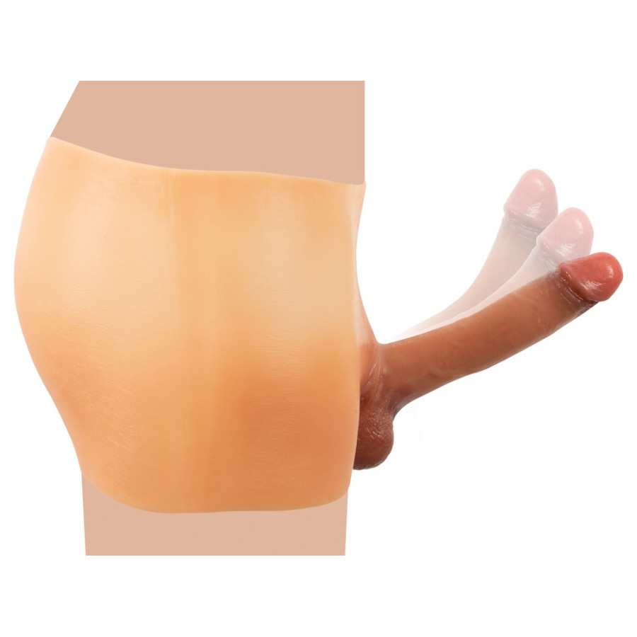 Boxer Prothèse Pénis et Fessier 18cm Penpants Taille M