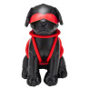 Chien en Simili Rover 24cm Noir