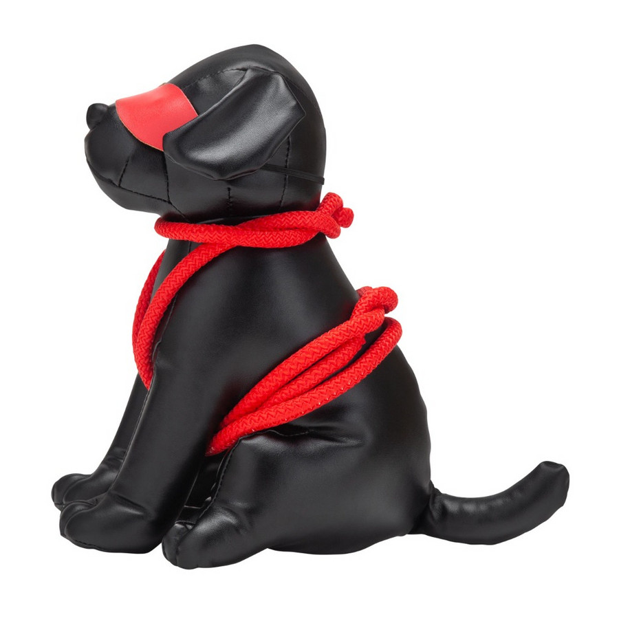 Chien en Simili Rover 24cm Noir
