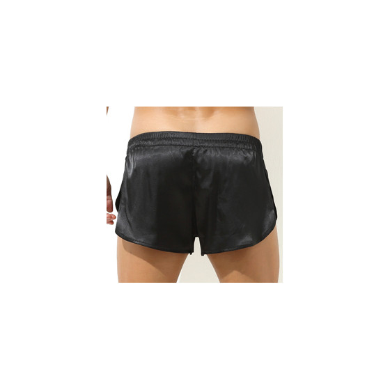 Short with Jock Slit Black
