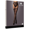 Collant effet porte-jarretelles Noria - Noir