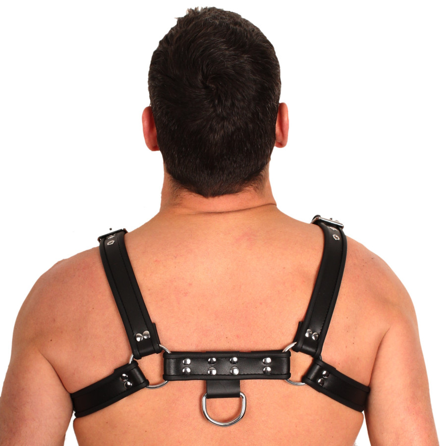 Harnais en cuir Noir