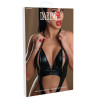 Beyla High Waisted Zip and Thong Body Black