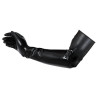 Gants longs en latex Tenue Bdsm Noirs