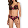 Ensemble Tulia 2 Pièces Noir-Rose