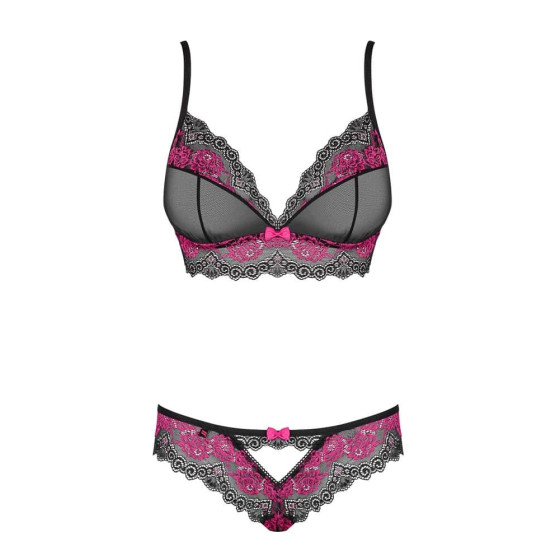 Ensemble Tulia 2 Pièces Noir-Rose